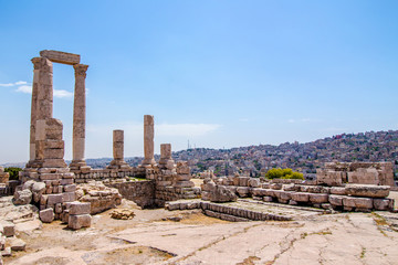 The Temple of Hercules in Amman, Jordan