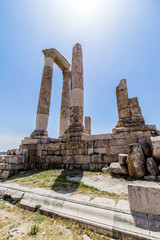 The Temple of Hercules in Amman, Jordan