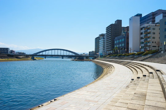 狩野川と御成橋
