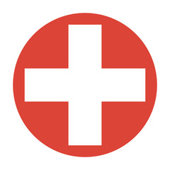 Obraz premium Symbol of medicine cross