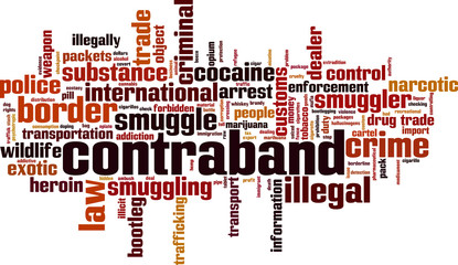Contraband word cloud