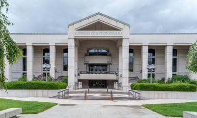 The Nevada Supreme Court building in Carson City