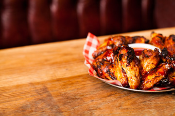 Spicy Buffalo Chicken Wings with Sweet Chile Dipping Sauce