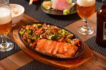 Roasted Salmon and Vegetables
