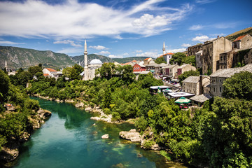 Naklejka premium Mostar in Bosnia and Herzegovina