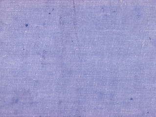 Blue color dirty canvas surface.
