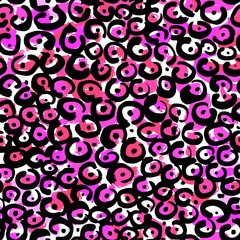 Seamless textile doodle pattern grunge texture