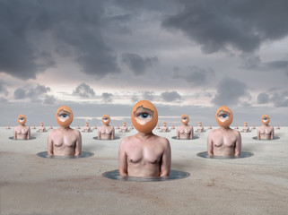 Surrealistisches Kunstfrühstück © zmijak