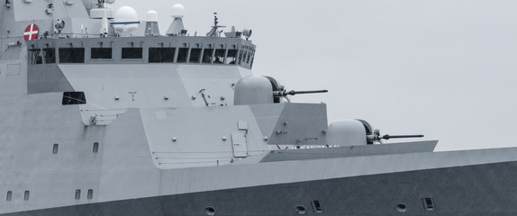 FRIGATE - Portrait of a Danish naval ship at sea   © Wojciech Wrzesień