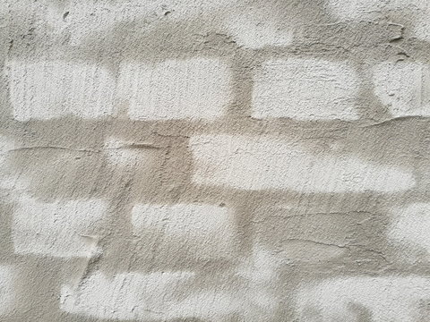 Frisch verputze Fassade mit Backstein in Naturfarben eines renovierten Altbau in Oerlinghausen bei Bielefeld am Hermannsweg im Teutoburger Wald in Ostwestfalen-Lippe