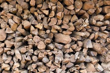 Gestapeltes Holz