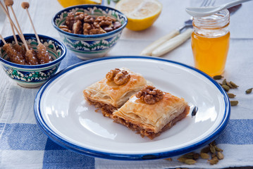 Baklava Turkish dessert