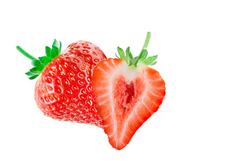 Strawberry isolated on white