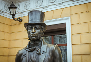 Statue of a russian poet Pushkin