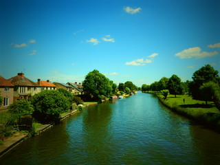 Fototapeta na wymiar Cambridge landscape, England