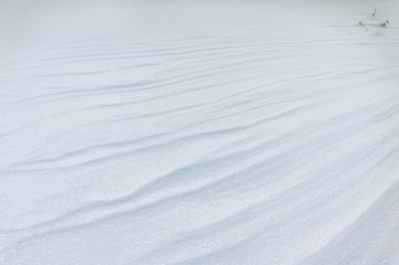A plain snowbound field
