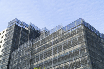 マンションの　大規模修繕イメージ　