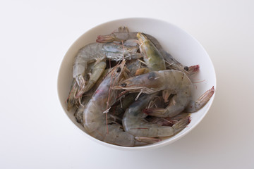 raw shrimp