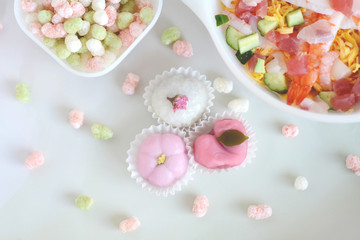 Fototapeta na wymiar Japanese sweets