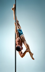 Pole dance man