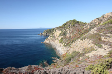 Obraz premium Proqueroles, côte sud