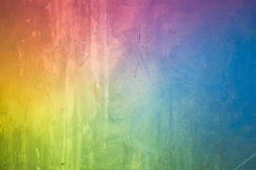 Abstract rainbow painting background