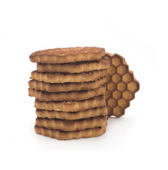 Cookies on a white background