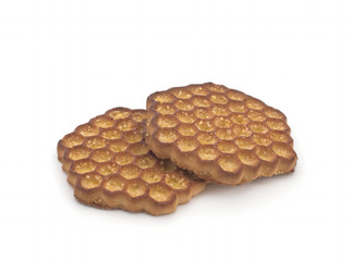 Cookies on a white background