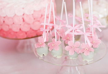 Dessert table for a party.