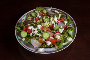 fresh garden salad