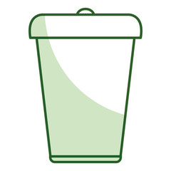 ecology recycle bin isolated icon vector illustration design