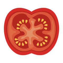 tomato fresh vegetable icon vector illustration design