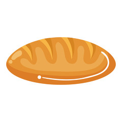 delicious bread isolated icon vector illustration design