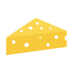 fresh cheese piece icon vector illustration design