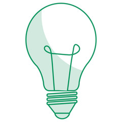 bulb light isolated icon vector illustration design