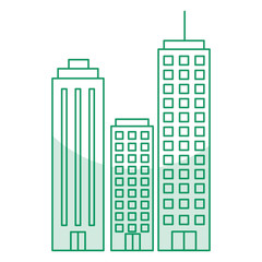 buildings cityscape isolated icon vector illustration design