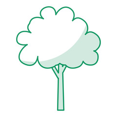 tree plant isolated icon vector illustration design