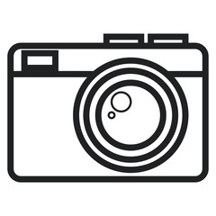 photographic camera isolated icon vector illustration design