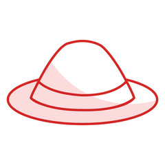 gentleman hat isolated icon vector illustration design