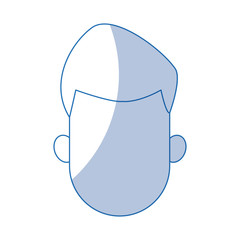 cartoon man portrait business character male vector illustration