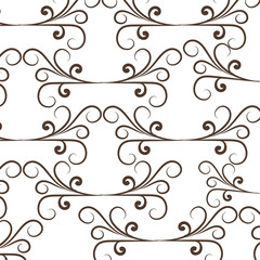 Elegant Victorian style background vector illustration design