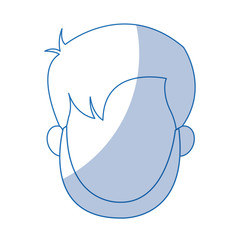 cartoon man portrait business character male vector illustration