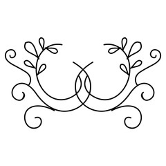 Elegant Victorian style design vector illustration design