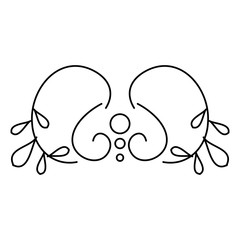 Elegant Victorian style design vector illustration design