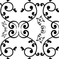 Elegant Victorian style background vector illustration design