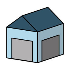 house icon over white background vector illustration