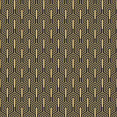 Abstract art deco seamless pattern