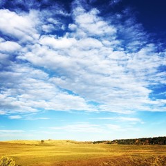 Fototapeta premium Landscape in Alberta with Effects