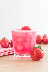 fresh strawberry smoothie