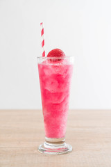 fresh strawberry smoothie